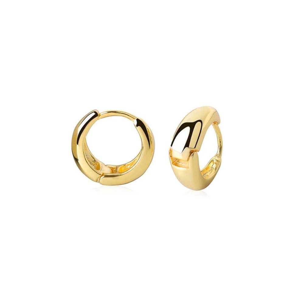*NEW 925 Sterling Silver Round Hoop Earrings - Picture 7 of 7